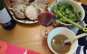 wine and pork loin bone in roast